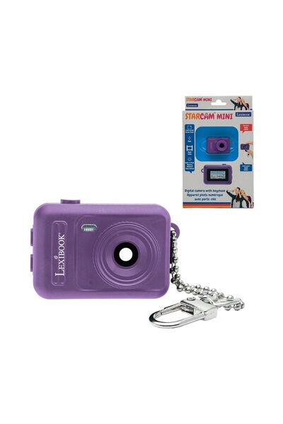 LEXIBOOK Starcam Mini - Cameră miniaturală tip breloc, mov (25.DJKC76PK)
