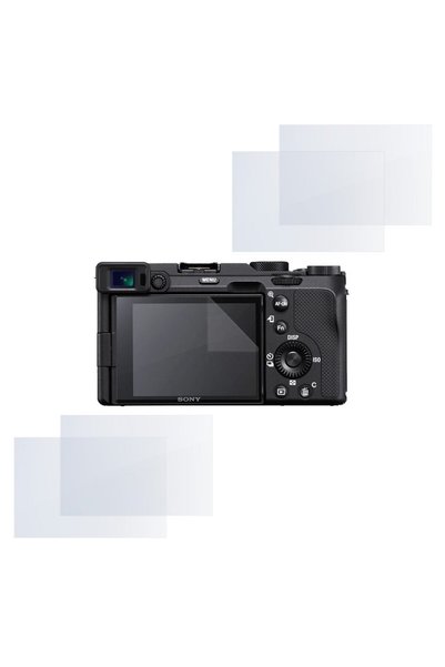 COMANDO Σετ προστασίας συμβατό με τη Sony A7C, Focus Shield, 4 ανθεκτικές μεμ...