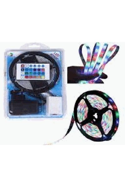 Genos 10м RGB LED лента, 300 светодиода, с дистанционно управление, IP65 водо...