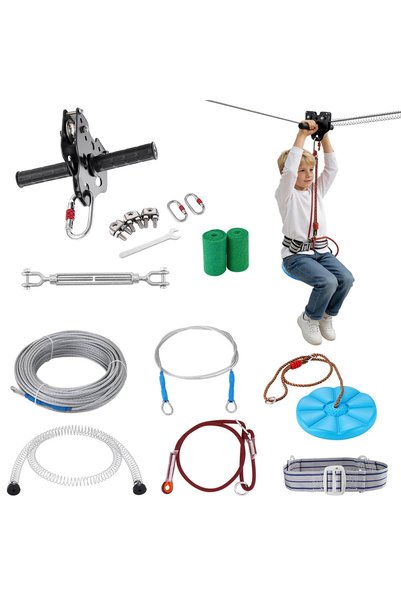 VEVOR Zip line kits, Model number: HL-48.77 m-007, Product dimensions (L x W ...