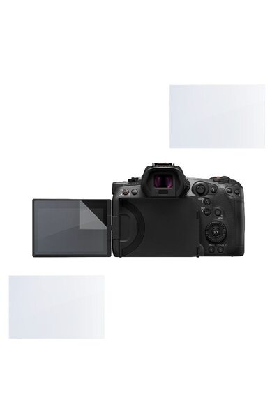 COMANDO Set de protecție compatibil cu Canon EOS R5 C, Focus Shield, 2 folii ...