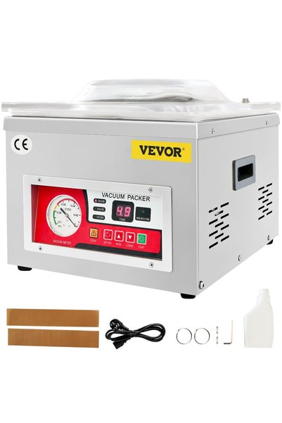 VEVOR Aparat de sigilat în vid cu cameră, Dimensiuni produs: 405 x 316 x 300 ...