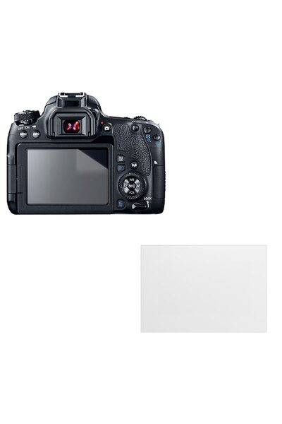COMANDO Σετ προστασίας συμβατό με την Canon EOS 77D, Focus Shield, 1 ανθεκτικ...
