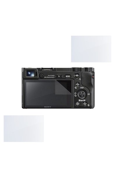 COMANDO Protection set compatible with Sony A6100, Focus Shield, 2 Durable Si...
