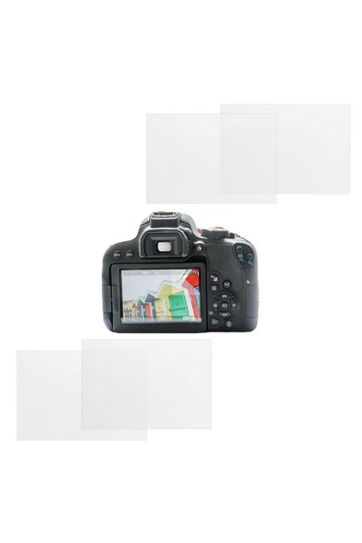 COMANDO Σετ προστασίας συμβατό με την Canon EOS 800D, Focus Shield, 4 ανθεκτι...