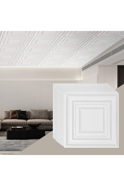 VEVOR Ceiling tiles, Product dimensions: 609.6 mm x605 mm x 605 mm, Main mate...