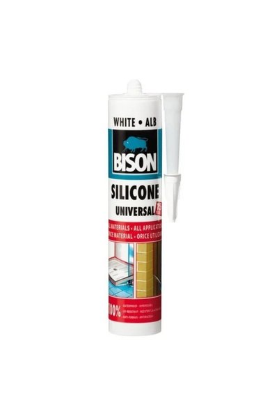 WISDOM Silicon universal Bison alb 280 ml