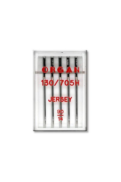 ORGAN NEEDLES Set 5 ace pentru tricot Organ Jersey, cu finete acului 90, sist...