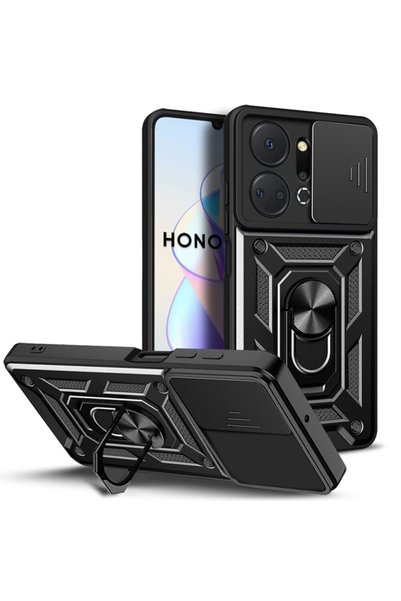FONIX Husă pentru telefon, compatibilă cu Honor X7a, Rugged Shield LensProtec...