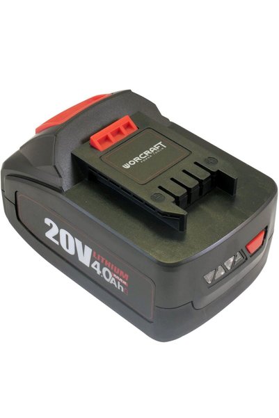 WISDOM Capsator capse si cuie 20 V, cu acumulator 4 Ah si incarcator, Worcraft