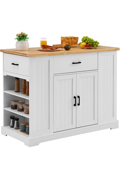 VEVOR Insulă de bucătărie, Dimensiuni produs: 1170 x 560 x 910 mm, Număr mode...