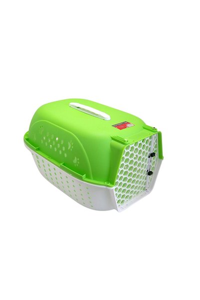WISDOM Cusca/geanta pentru transport caine/pisica, Verk Group, plastic, verde...