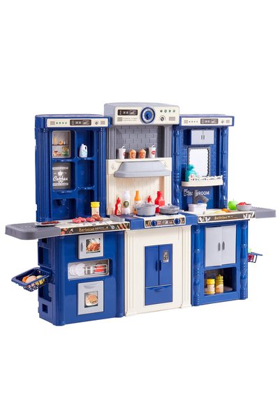 VEVOR Kitchen playset, Product size: 128 x 29 x 90 cm, Material: PP, Color: B...