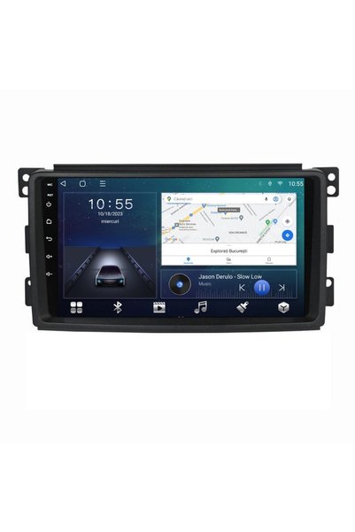SMARTNAVI Sistem de navigație dedicat Android pentru Smart Fortwo 2007-2010, ...