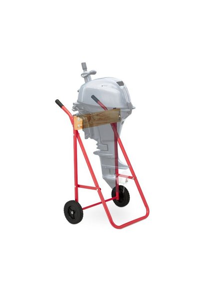 Relaxdays Outboard Motor Stand Steel and Wood