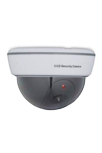 Relaxdays White Dummy Camera Dome Shape