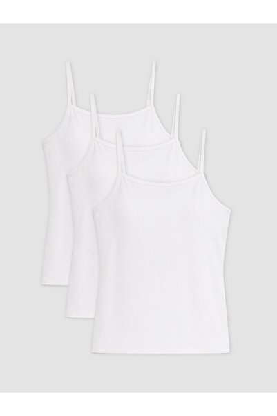 LC Waikiki Trendy Picks from Kübra Butik: 3-Pack of Girls' Tank Tops with Str...