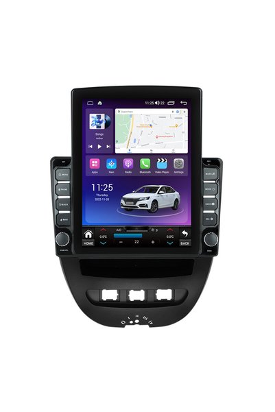 SMARTNAVI Navigatie dedicata Android Peugeot 107 2005-2014, 4GB RAM, Android ...