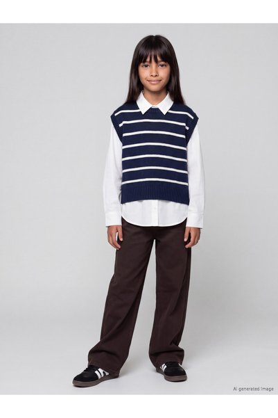 LC Waikiki Trendy Picks from Kübra Butik: Barrel-Fit Girls' Gabardine Pants