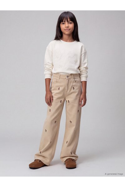 LC Waikiki Trendy Picks from Kübra Butik: Wide-Leg Gabardine Pants for Girls