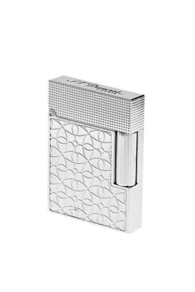 S.T. Dupont Ligne 2 Small Platinum Arabesque Çakmak 18603