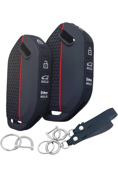Generic 2Pcs Silicone Smart Key Fob for 2023 2024 Kia Telluride Key Fob Cover...