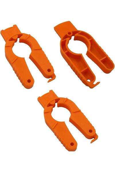 Generic Bottle Opener, 3 PCS Orange Plastic Bottle Opener for Easy Opening, M...