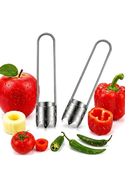 Generic Corer Stainless Steel Fruit Corer and Vegetable, 3.5in Large Size Rem...
