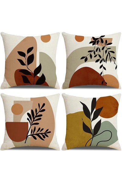 Generic Home Ultra-Soft Pillow Cover, Modern Geometric Pattern Styles Pillow ...