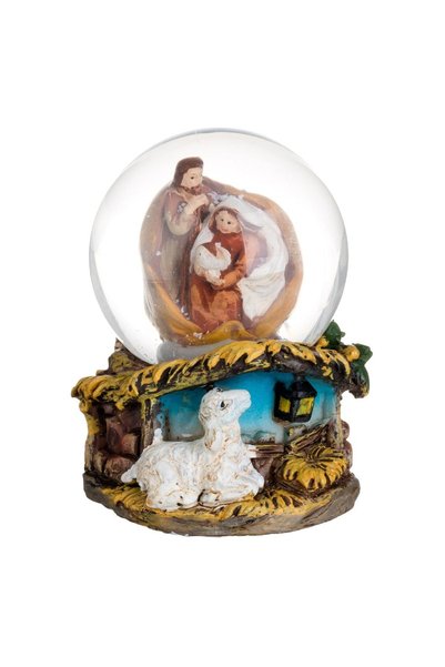 CATIANO Glob de Zapada Decorativ Iesle cu Baza Albastra Oita Ø4.5cm