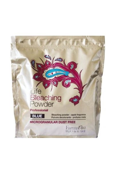 Farmavita Pudra Decoloranta Albastra 6 tonuri - Life Bleaching Powder Profess...