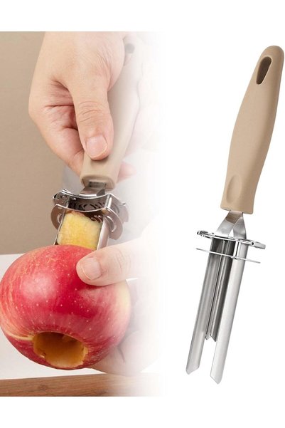 Generic Apple Corer, Seed Removal, Adjustable Fruit and Vegetable Stainless S...