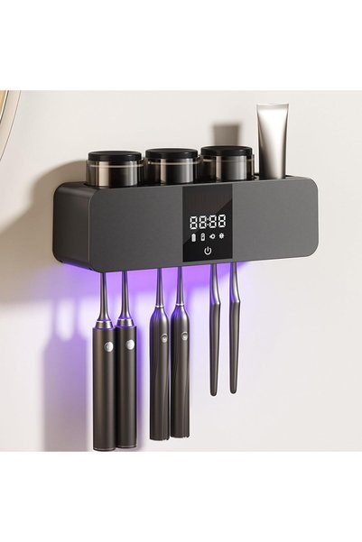 Generic Toothbrush Sanitizer & Holder Wall Mounted, Rechargeable UV Toothbrus...