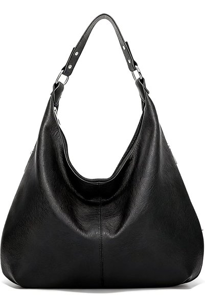 Generic Hobo Bags for Women Soft PU Leather Slouchy Bag Shoulder Purse with Z...