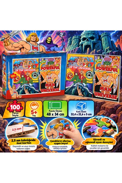NW NessiWorld Hm 709 He Man Masters of the Universe 50 Pieces