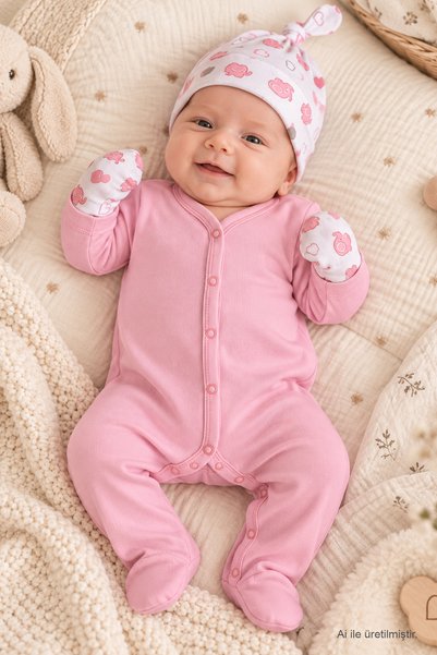 MAMA PADRE Elefante Yenidoğan Mini Set - 3 Parça 0-3 Ay Bebek Hediye Seti