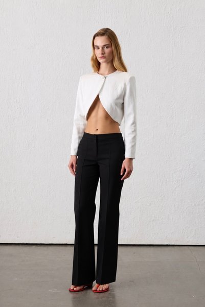LAULEİ Pantaloni bootcut negri