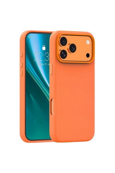 Etteri Husa iPhone 17 Pro Max, Elegant MagSafe, Clover, Orange