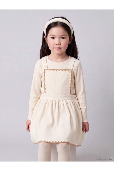 LC Waikiki Zero Roba Collar Girl's Dress from Uzg Store for Style Enthusiasts