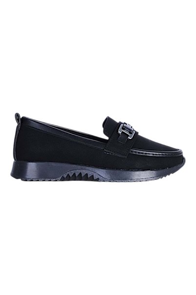 moda ayakkabım Fashion shoe 280 black women's ballet flats
