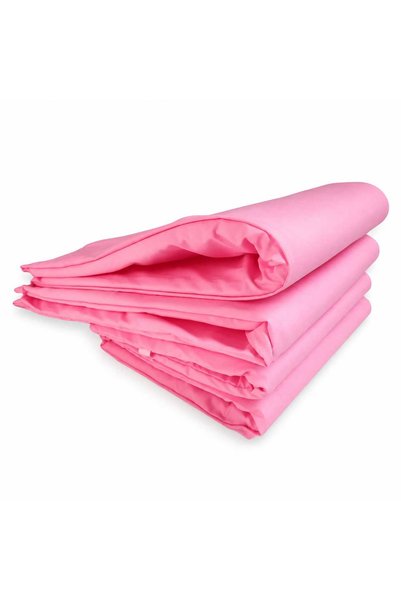 Bebek Özel Baby Child Crib Edge Protection 70X130 cm Plain Pink with Laces