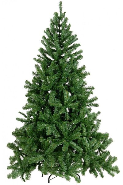 Happyland Yılbaşı Ağacı 210 Cm 500 Dal Yeşil Çam Ağacı Metal Ayak Noel Ağacı