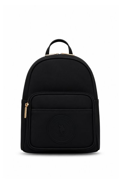U.S. Polo Assn. Black-Black Women's Backpack Us26630