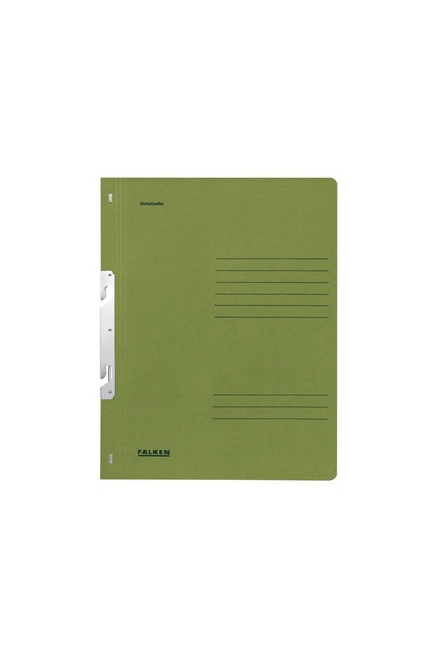 Falken Colored cardboard file with 1/1 fasteners, A4, 250 g/m², green
