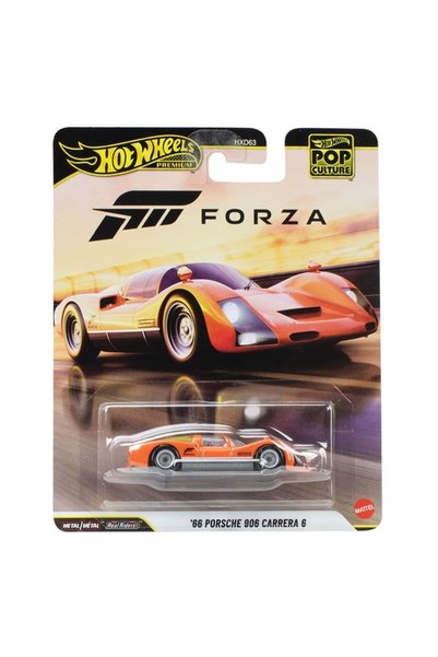 HOT WHEELS Premium Forza '66 Porsche 906 Carrera 6, 1:64 ölçekli metal oyunca...