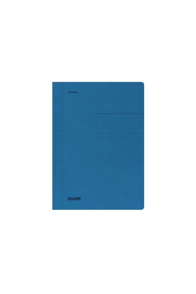 Falken Colored cardboard file with A4 rail, 250 g/m², blue