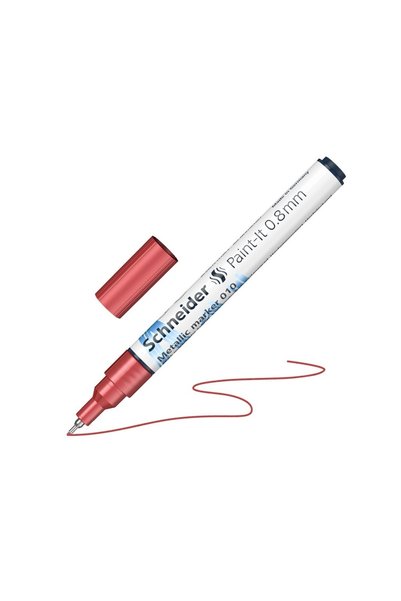 SCHNEIDER Marker metalic Paint-It 010 0.8 mm roșu metalic