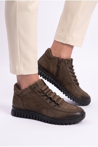 Hammer Jack 102 18810-z K Genuine Leather Torje Nubuck Zipper-Closure Rubber ...
