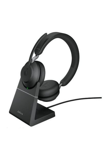 Jabra Căști Evolve2 65 Stand Link380a MS Stereo Negru