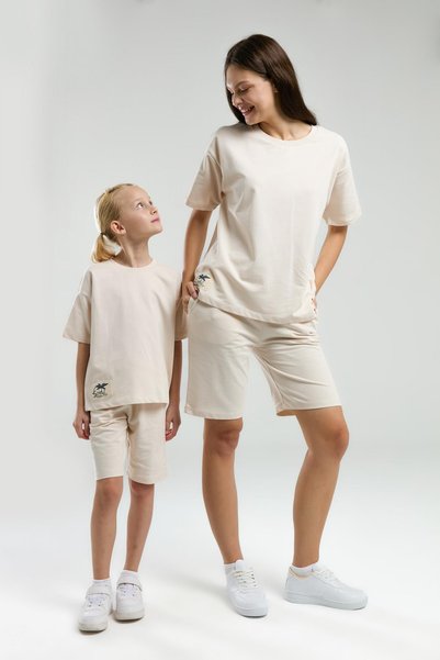 Rolypoly Mother Daughter Bermuda Set, Mother and Child Pajamas Priced Separately